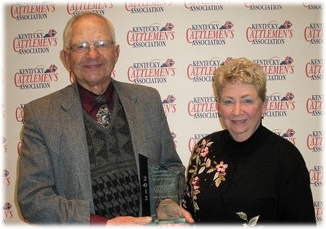Lloyd and Pat Gray--Kentucky Cattleman's Association Hall of Fame Award